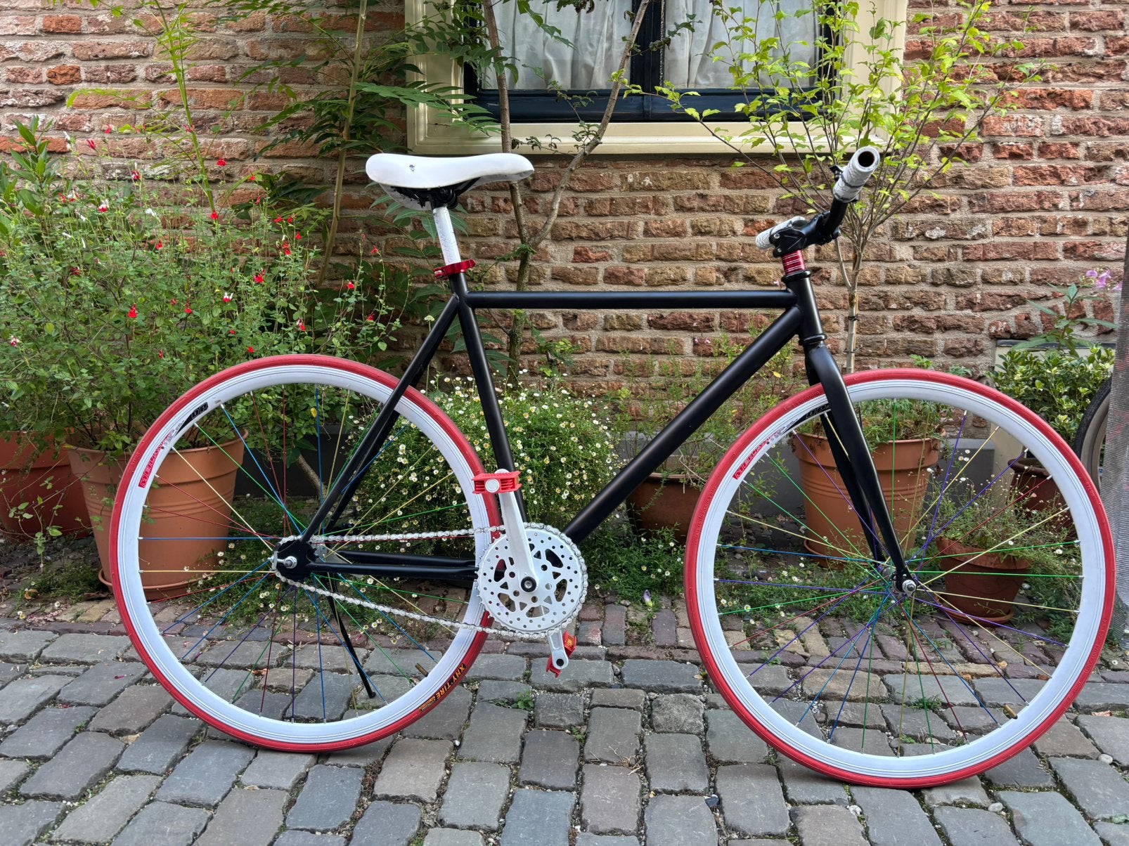 Fixie/racefiets (met achteruittrap rem), Minder dan 10 versnellingen, Zo goed als nieuw, 53 tot 57 cm, Ophalen