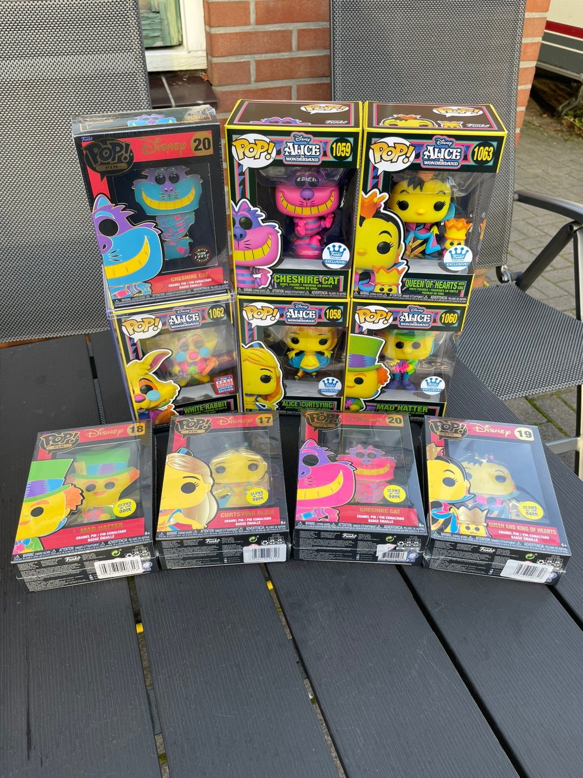 Funko pop! Alice in Wonderland blacklight, Ophalen of Verzenden, Zo goed als nieuw