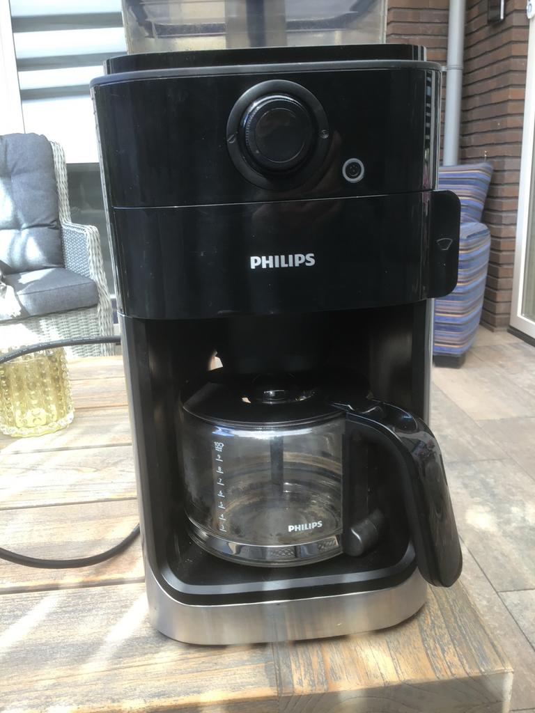 Philips Koffiezetapparaat - Zwart, Afneembaar waterreservoir, Gebruikt, Koffiemachine, Gemalen koffie