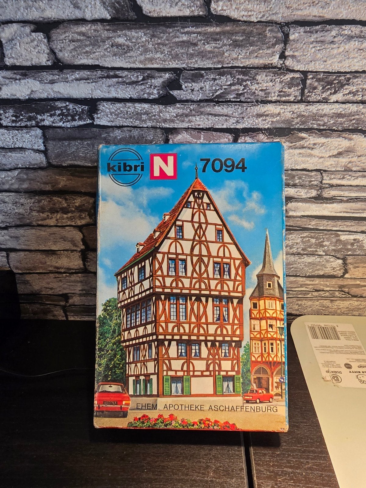 kibri Bouwpakket apotheek aschaffenburg N spoor trein 1:160, Ophalen of Verzenden, Nieuw, Brug, Tunnel of Gebouw, Overige merken