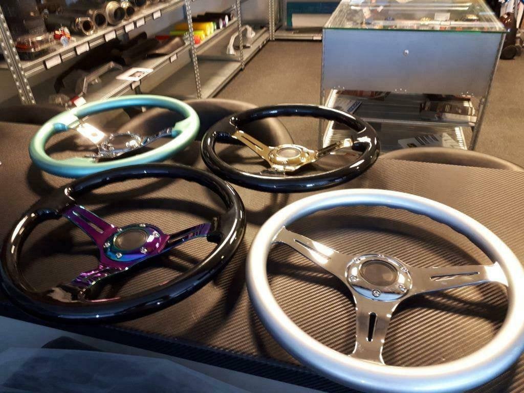 JapPower PowerParts Houten sportstuur (diverse kleuren), Auto diversen, Ophalen of Verzenden