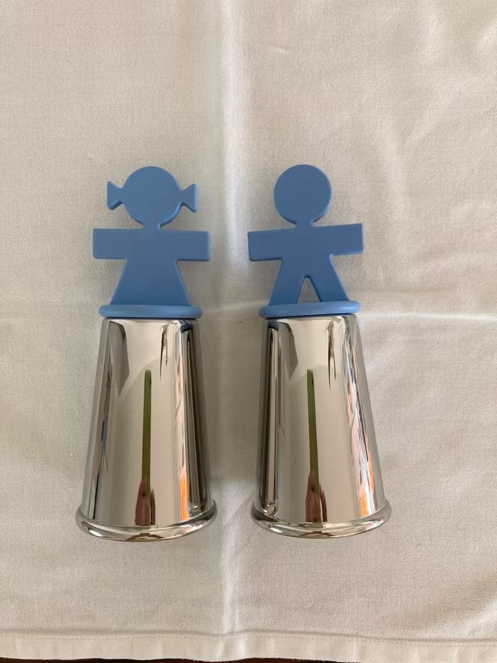 Alessi King Kong Pepermolen en Zoutmolen set, Ophalen of Verzenden, Zo goed als nieuw