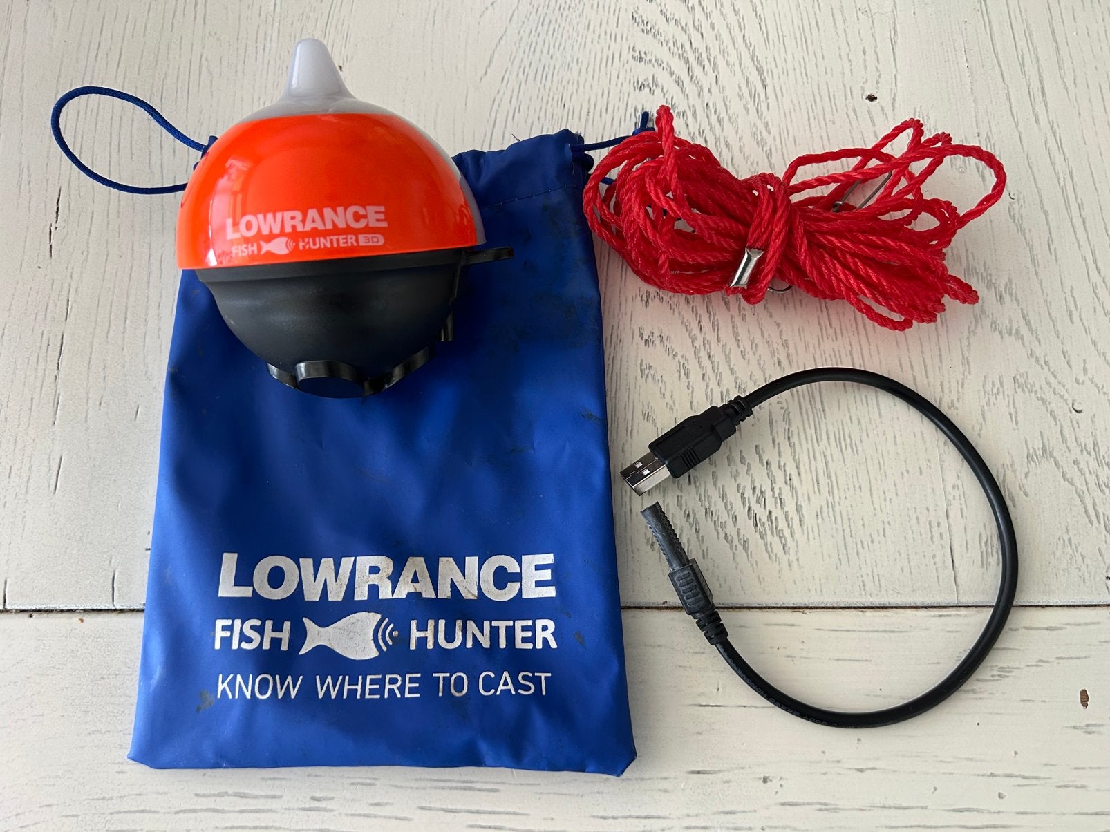 Lowrance fishfinder 3D, Ophalen of Verzenden, Zo goed als nieuw