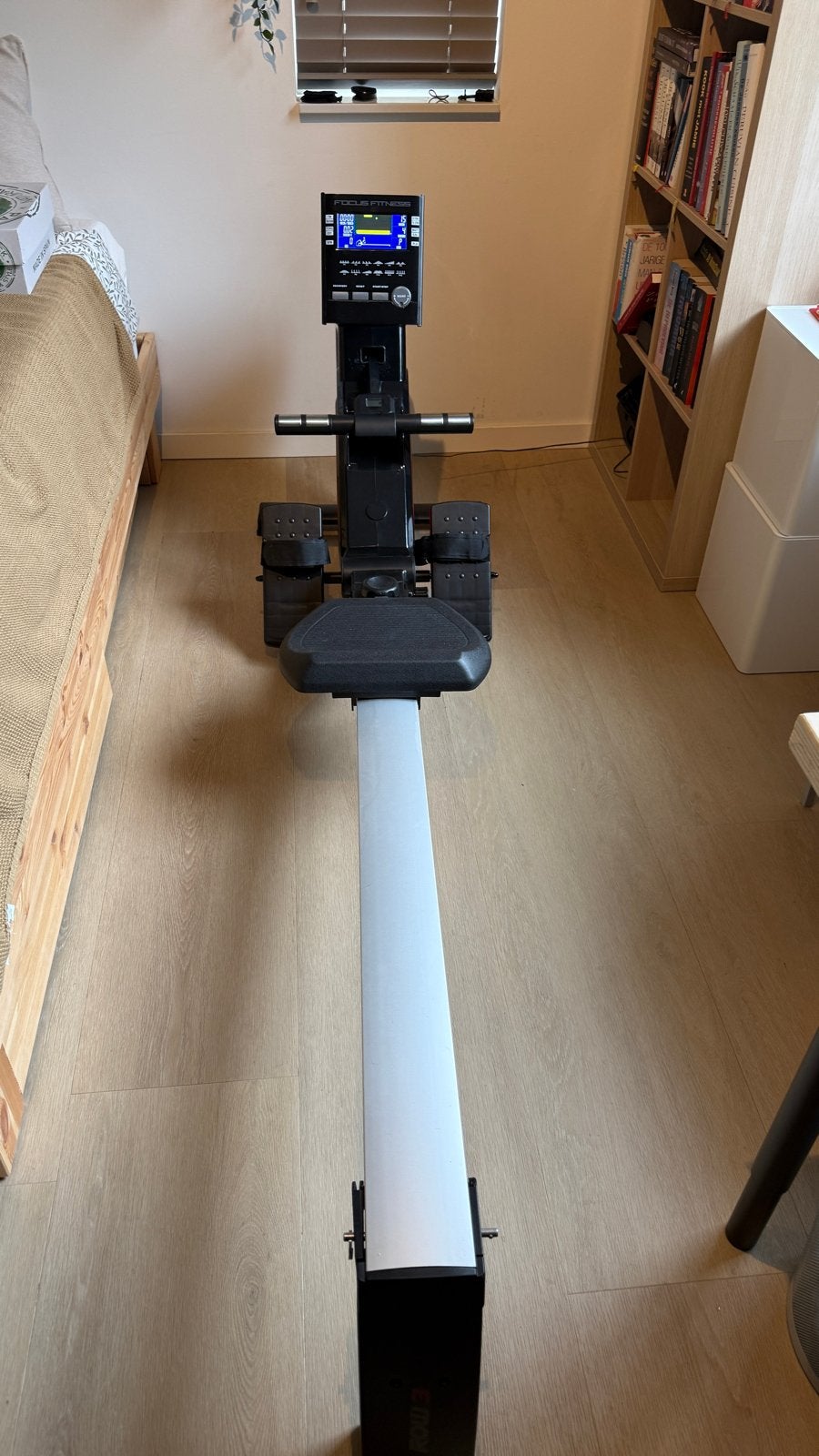 Focus Fitness Row 3 Roeitrainer, Sport en Fitness, Fitnessapparatuur, Ophalen, Armen, Zo goed als nieuw, Metaal
