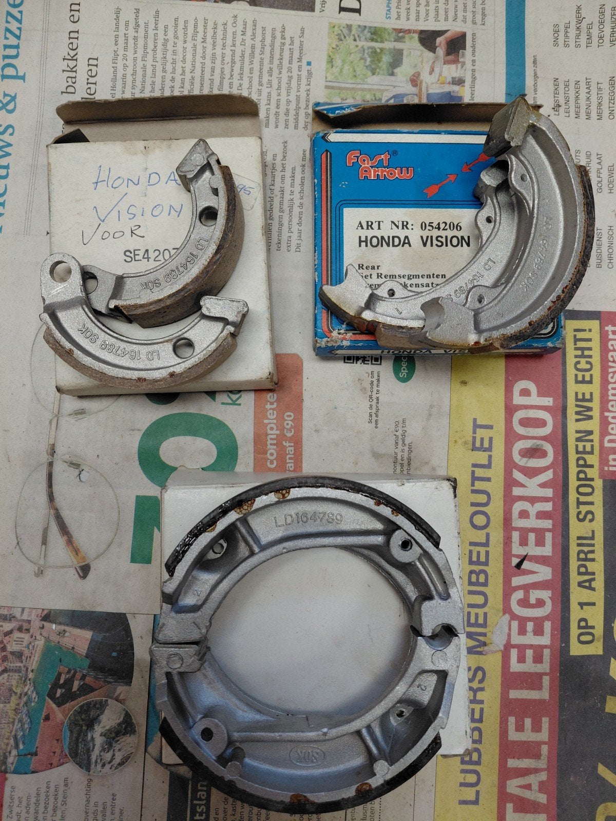 remschoenen, Fietsen en Brommers, Brommeronderdelen | Oldtimers, Ophalen of Verzenden, Nieuw, Overige typen, Overige merken
