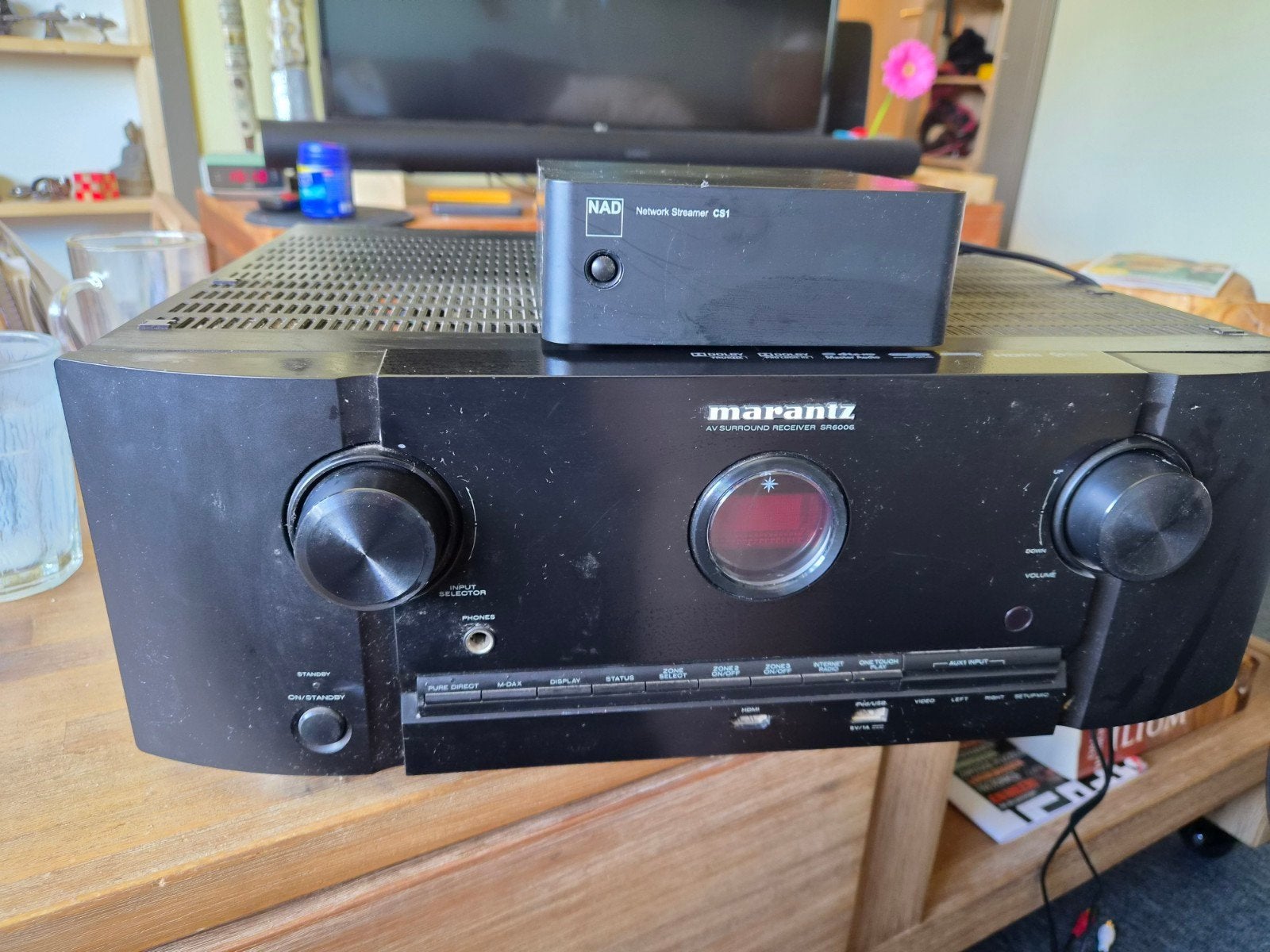 Marantz SR6006 AV Surround Receiver - Zo goed als nieuw, Marantz, Gebruikt, Ophalen of Verzenden, 120 watt of meer