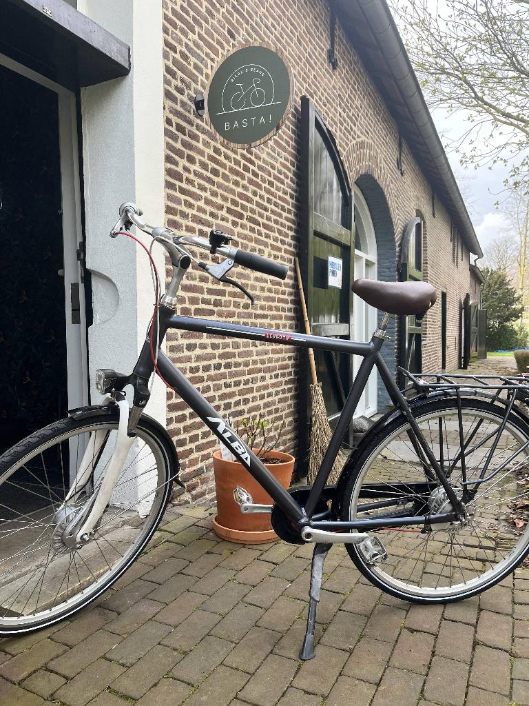 Herenfiets Levanta (maat 62), Versnellingen, Zo goed als nieuw, 61 tot 65 cm, Trommelrem