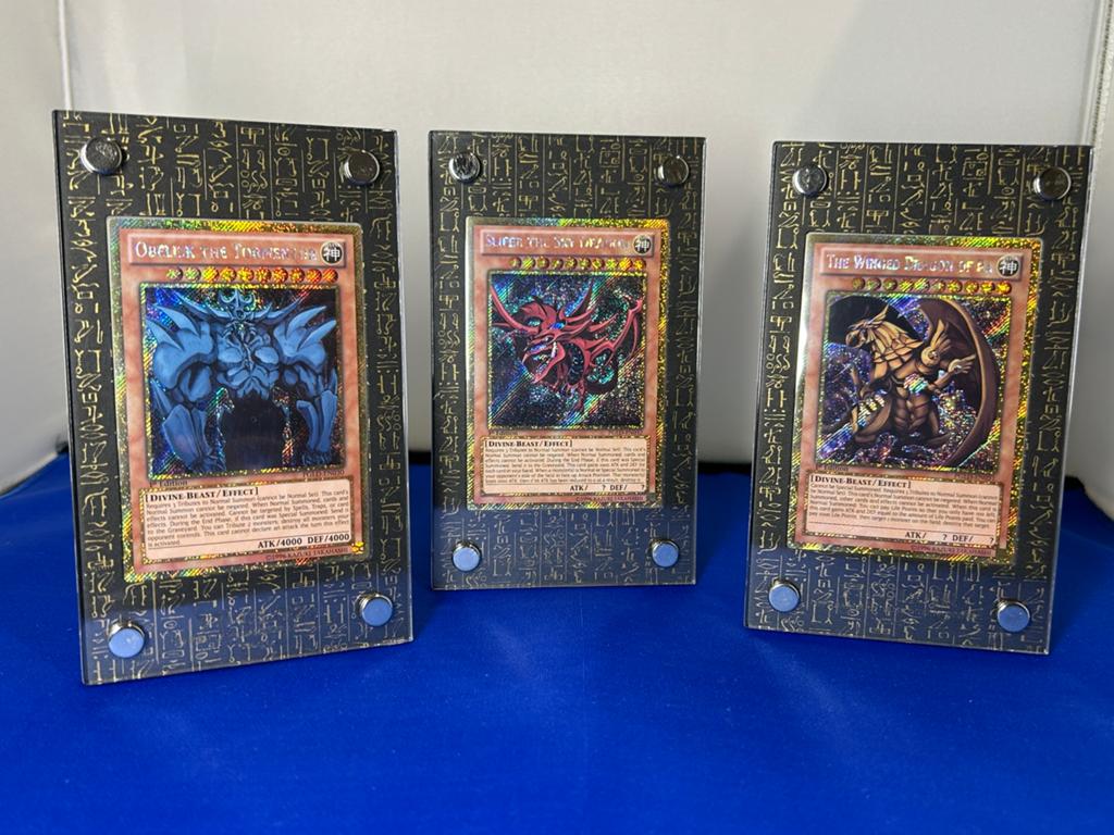 Yugioh God kaarten, Ophalen of Verzenden, Zo goed als nieuw, Meerdere kaarten
