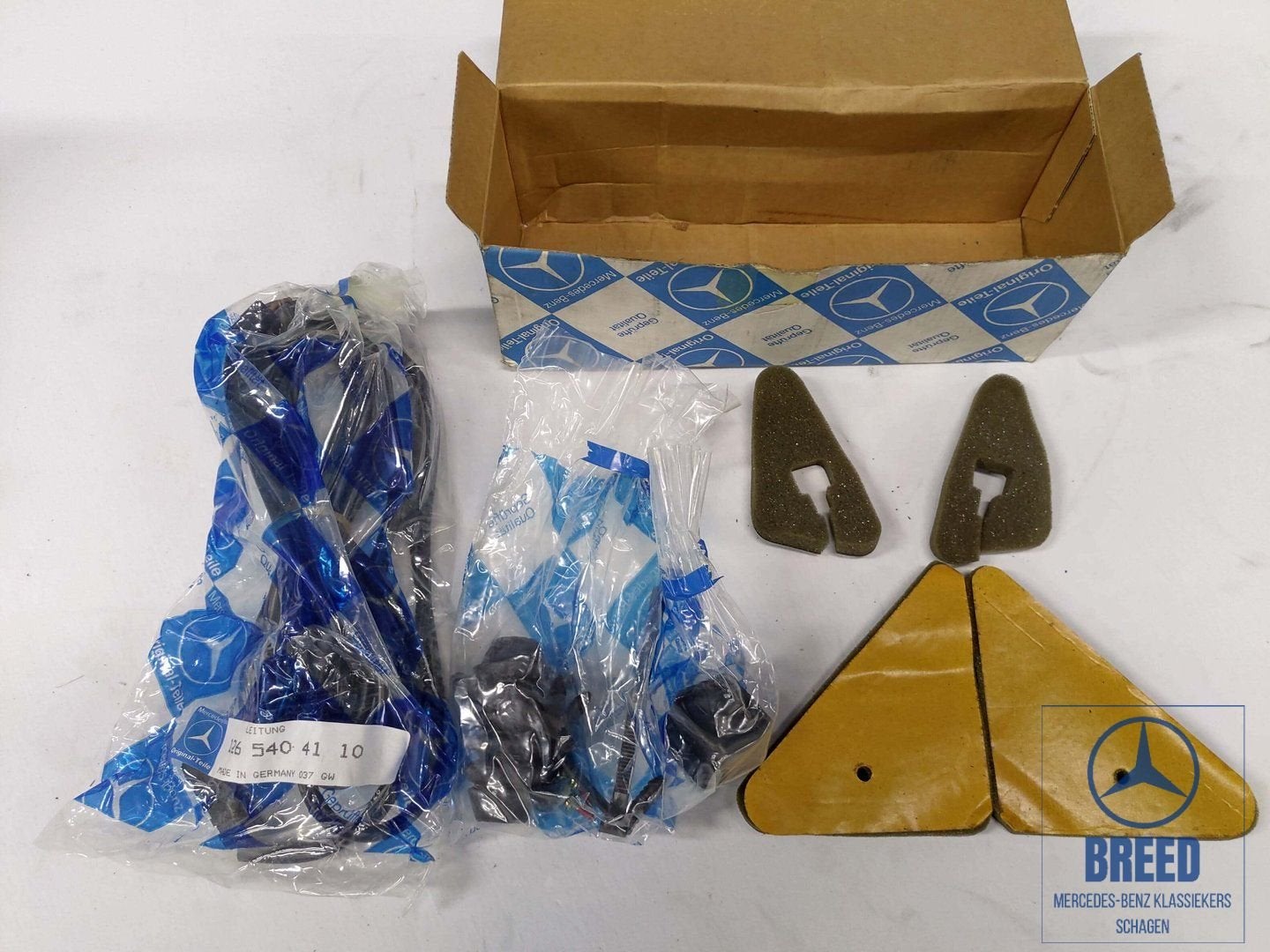 NOS inbouwset elektrische buitenspiegel rechts Mercedes W126, -, Nieuw, Ophalen of Verzenden, -