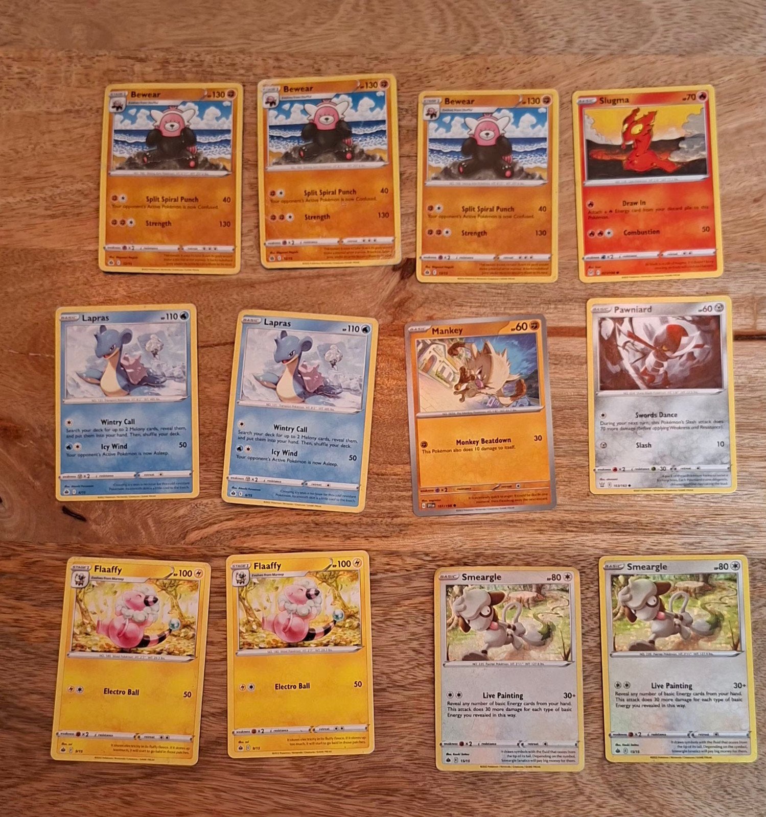 12 Pokémon kaarten - Diverse kaarten, Ophalen of Verzenden, Gebruikt, Meerdere kaarten