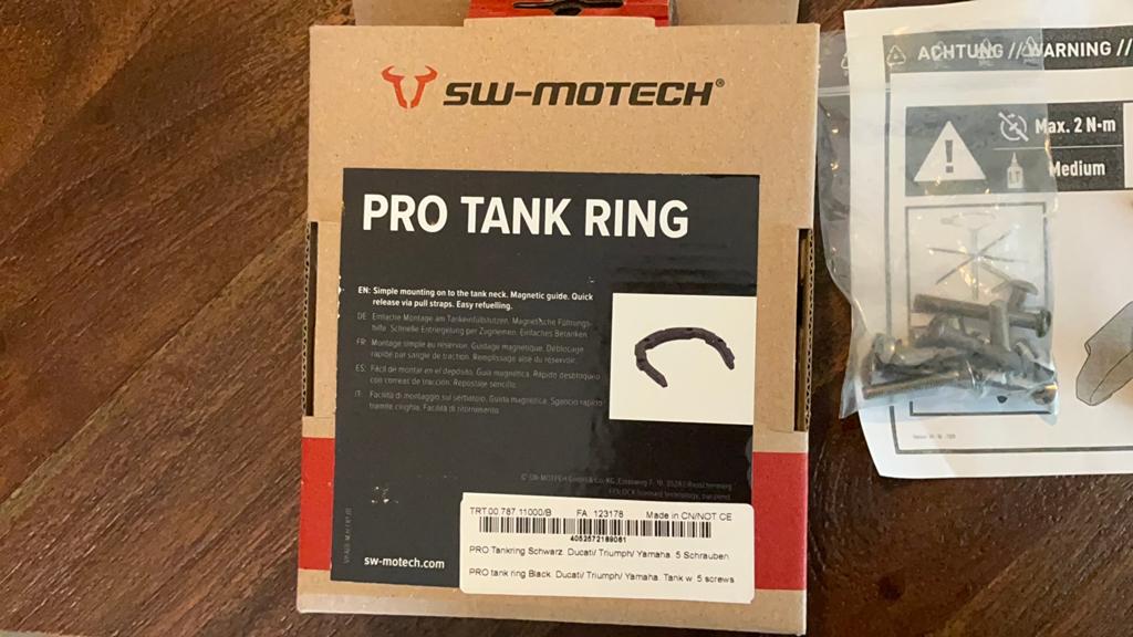 Sw-motech pro tank ring, Motoren, Ophalen of Verzenden, Zo goed als nieuw
