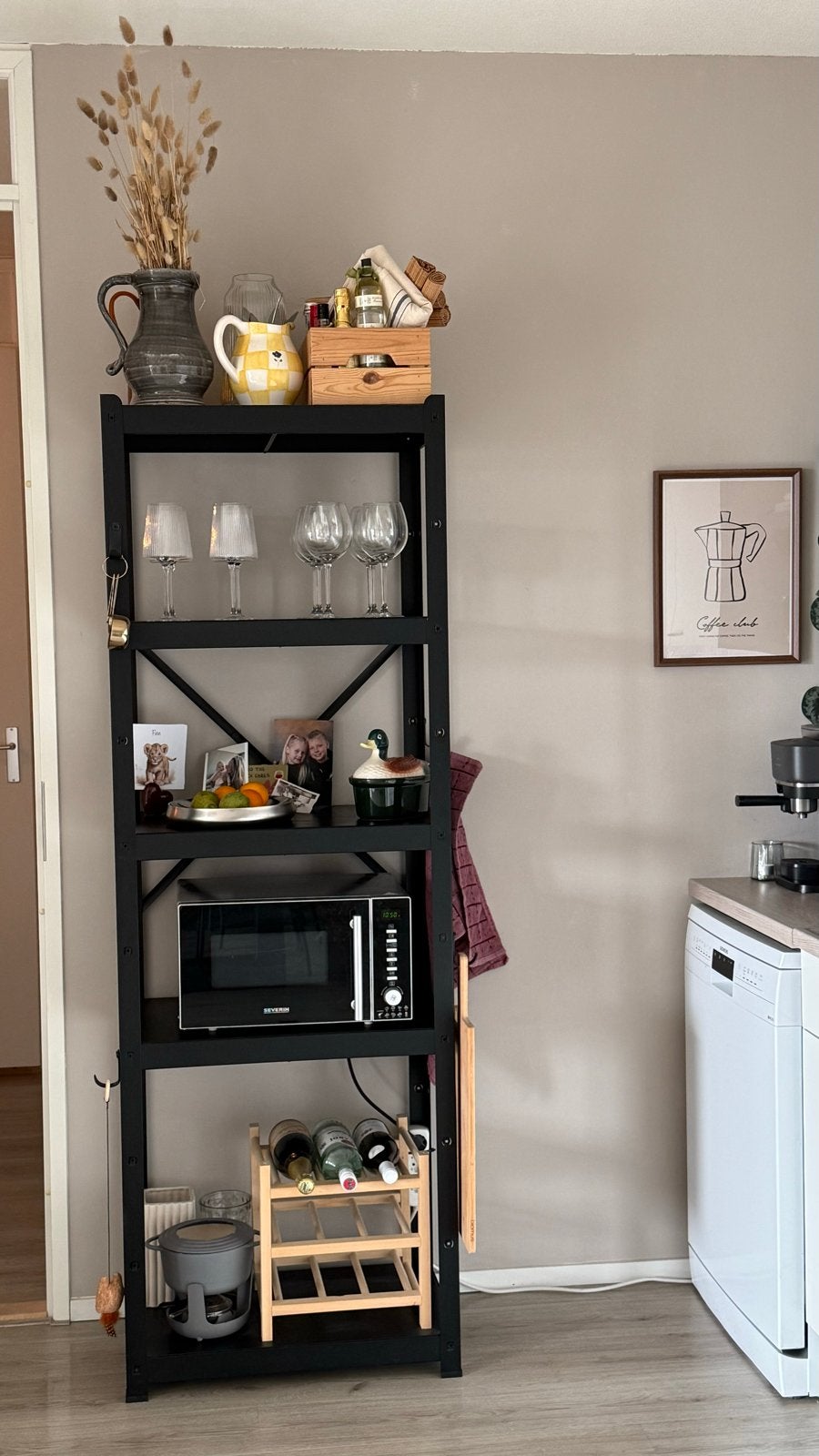 IKEA BROR stellingkast - Zwart, robuust en veelzijdig, Ophalen, Gebruikt