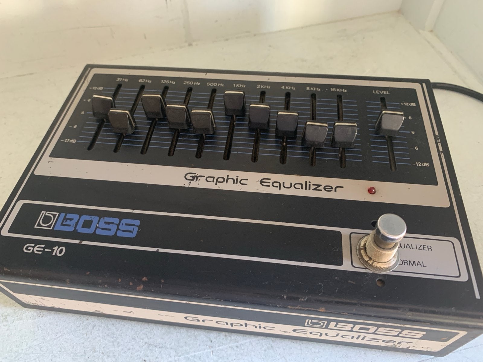 BOSS GE-10 Grafische Equalizer - Vintage Gitaar Pedaal, Ophalen of Verzenden, Gebruikt, Equalizer