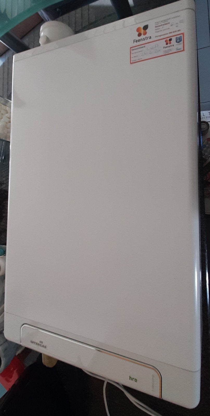 Intergas combi compact HRE 36/30A, Ophalen, Zo goed als nieuw, Aardgas, 3 t/m 5 jaar oud