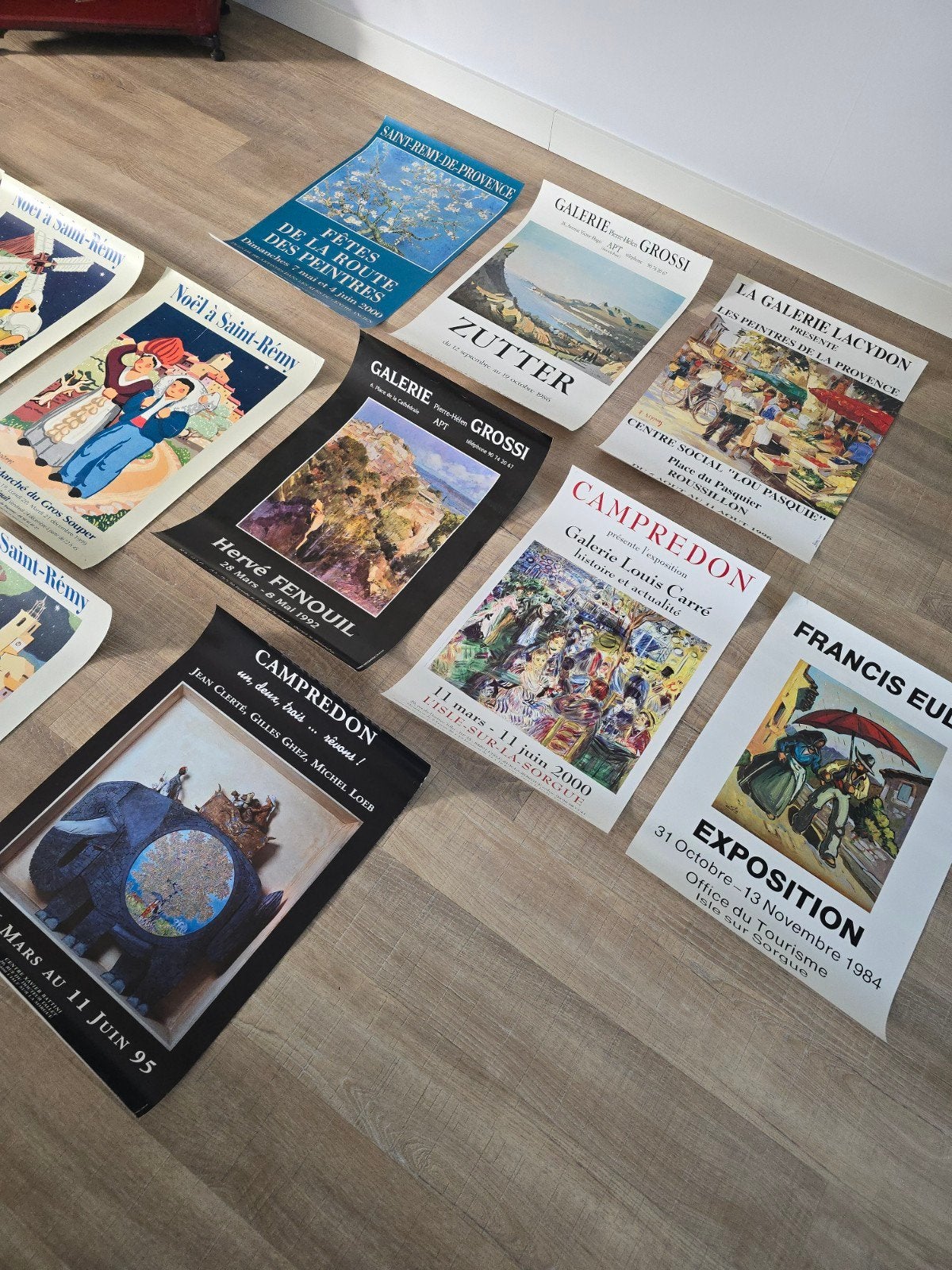 Vintage Franse originele expositie Posters van 1984 tot 2003, Ophalen of Verzenden, Film en Tv