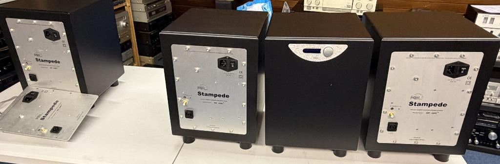 Rel Stampede subwoofers, Audio, Tv en Foto, Luidsprekers, Gebruikt, Subwoofer, 120 watt of meer, Ophalen