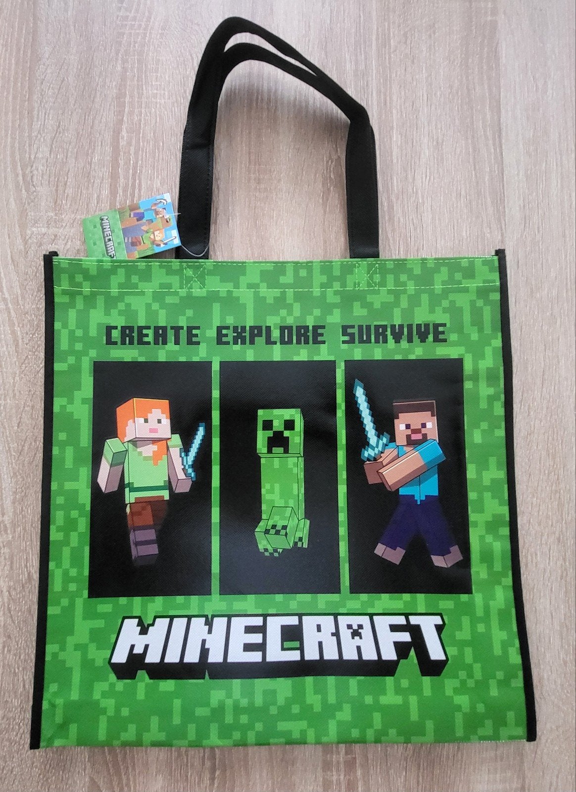 Minecraft boodschappentas - Nieuw, Ophalen of Verzenden, Nieuw