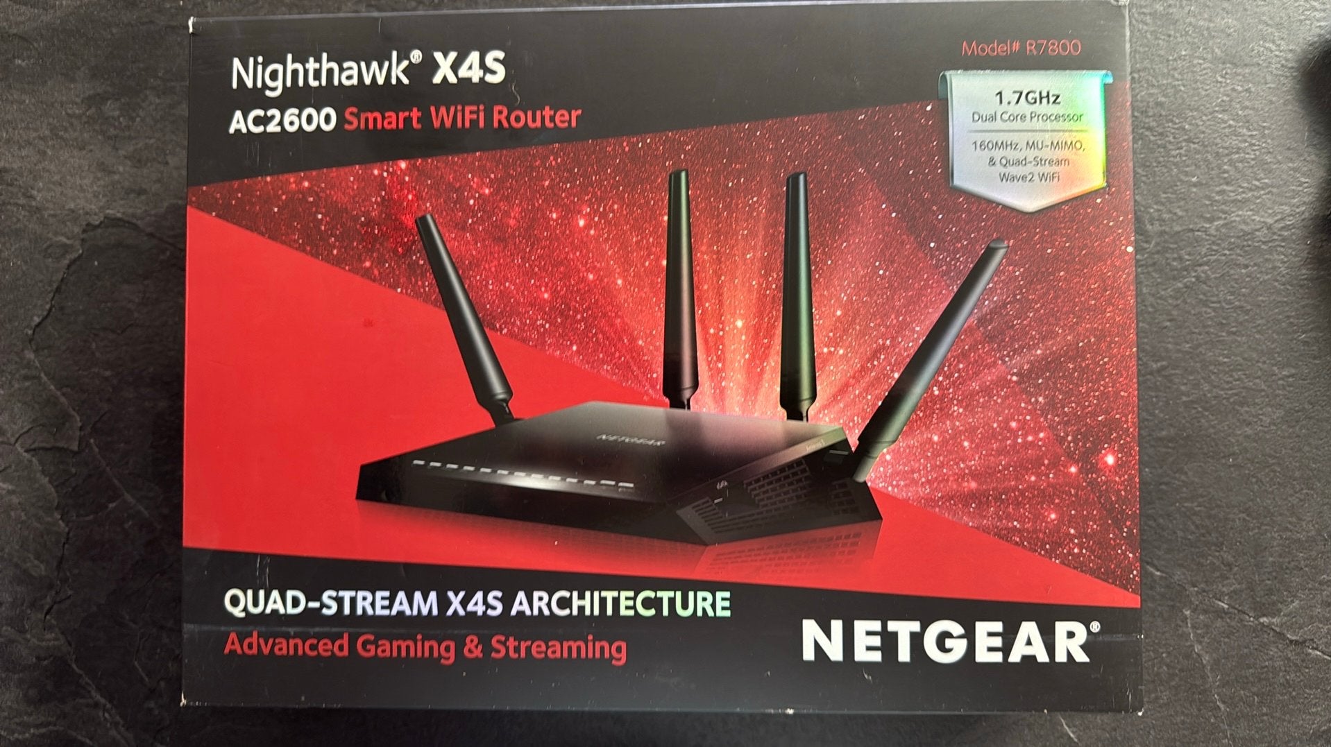 Netgear Nighthawk X4S AC2600 Smart WiFi Router R7800, Ophalen, Zo goed als nieuw, Router