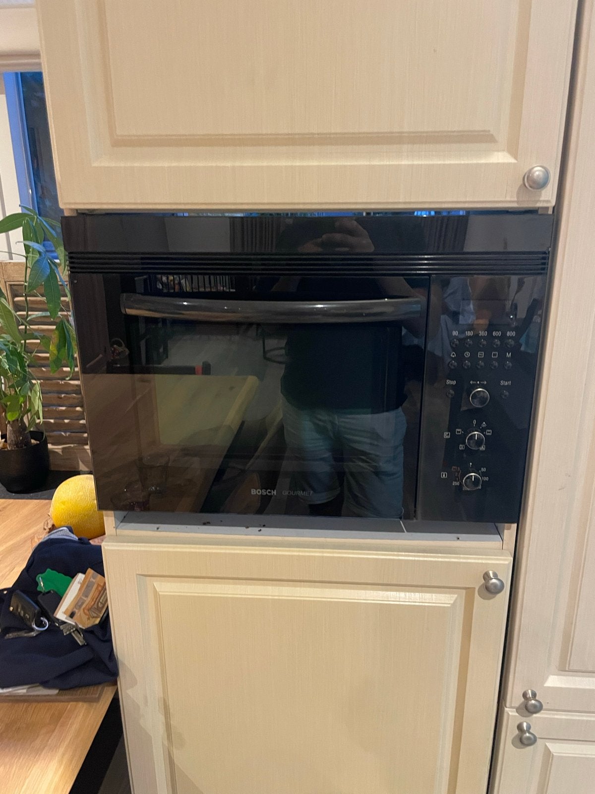 Bosch HMT8590NL Inbouw Combi-oven met Magnetronfunctie, Ophalen, 45 tot 50 cm, Gebruikt, 60 cm of meer