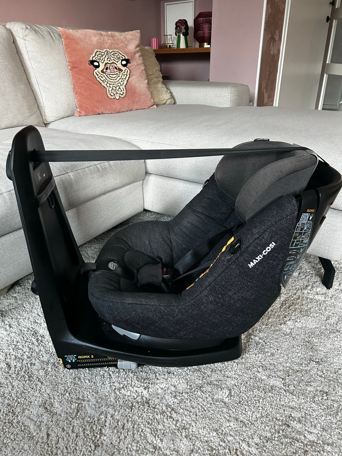 Maxi-Cosi 360 autostoel met Isofix, Ophalen, Gebruikt, 0 t/m 18 kg, Verstelbare rugleuning