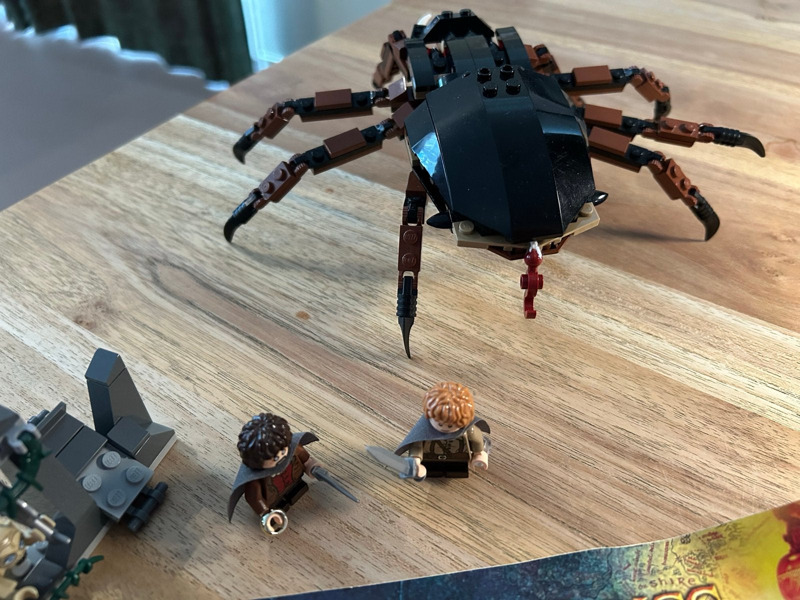 Lego Lord of the Rings 9470 Shelob Attacks, Ophalen of Verzenden, Gebruikt