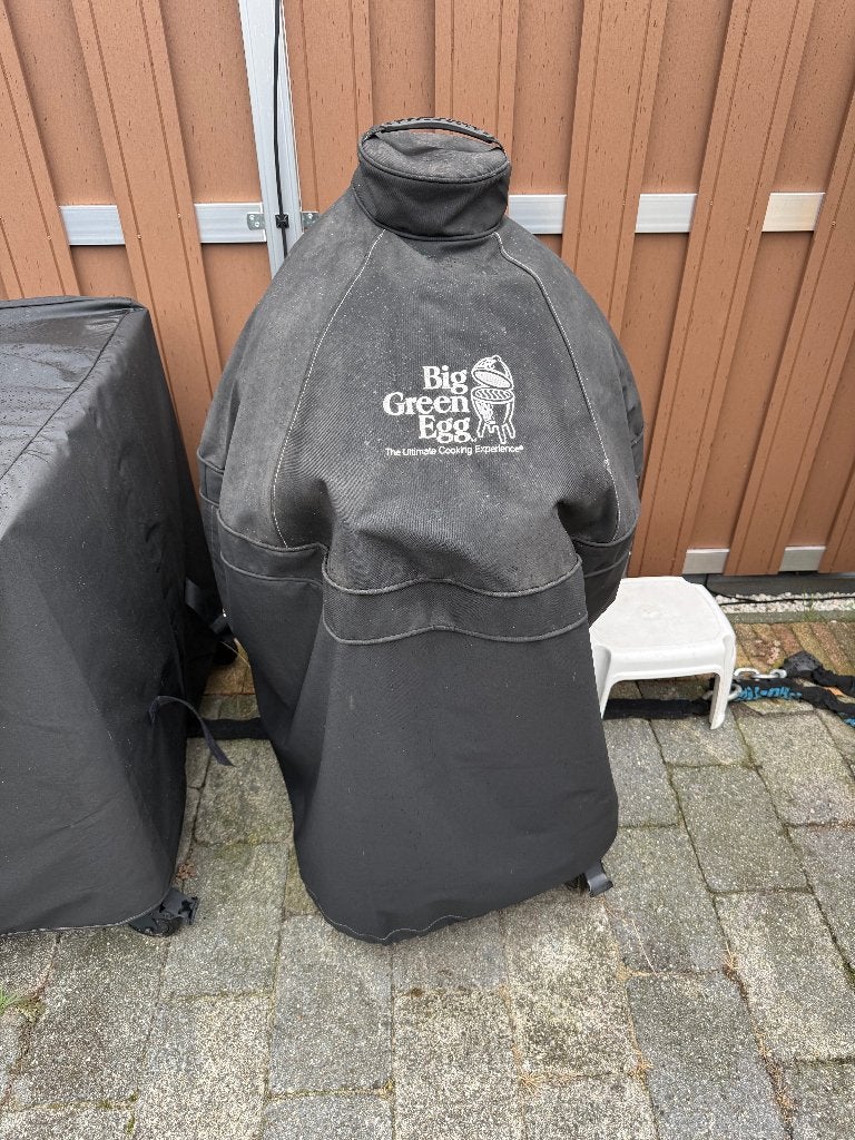Originele afdekhoes voor Big Green Egg Medium & Large, Ophalen, Gebruikt, Big Green Egg