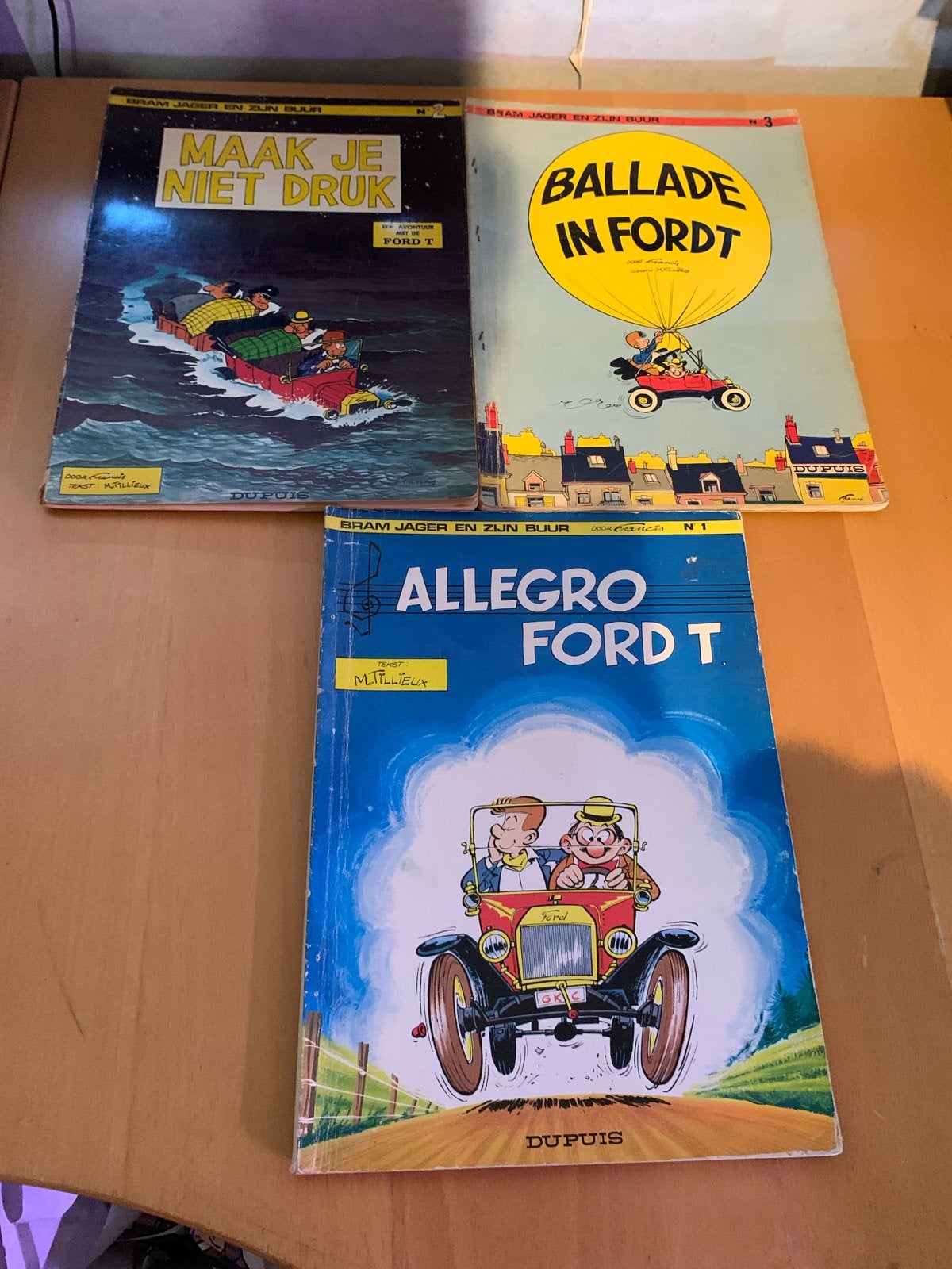 Bram Jager en zijn Buur - serie (3 stripboeken), Boeken, Complete serie of reeks, Ophalen of Verzenden, Gelezen