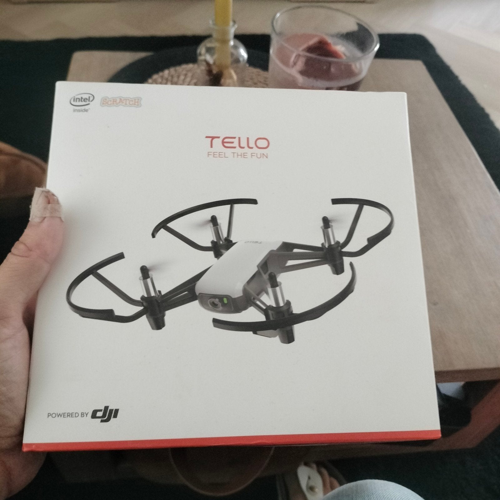 DJI Tello Drone - Compacte Speelgoeddrone met Camera, Altitude Hold, Minder dan 100 meter, Zo goed als nieuw, Minder dan 250 gram