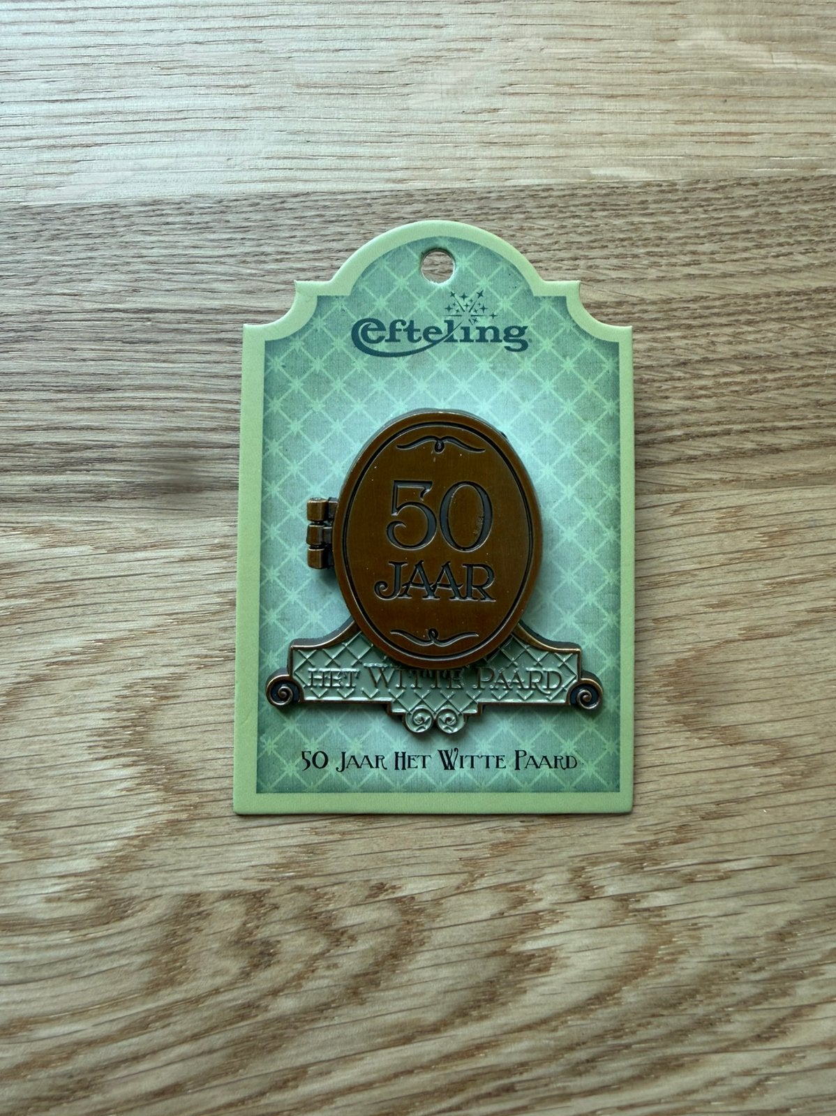 Efteling 50 jaar Witte Paard pin, Ophalen of Verzenden, Nieuw, Button of Speldje