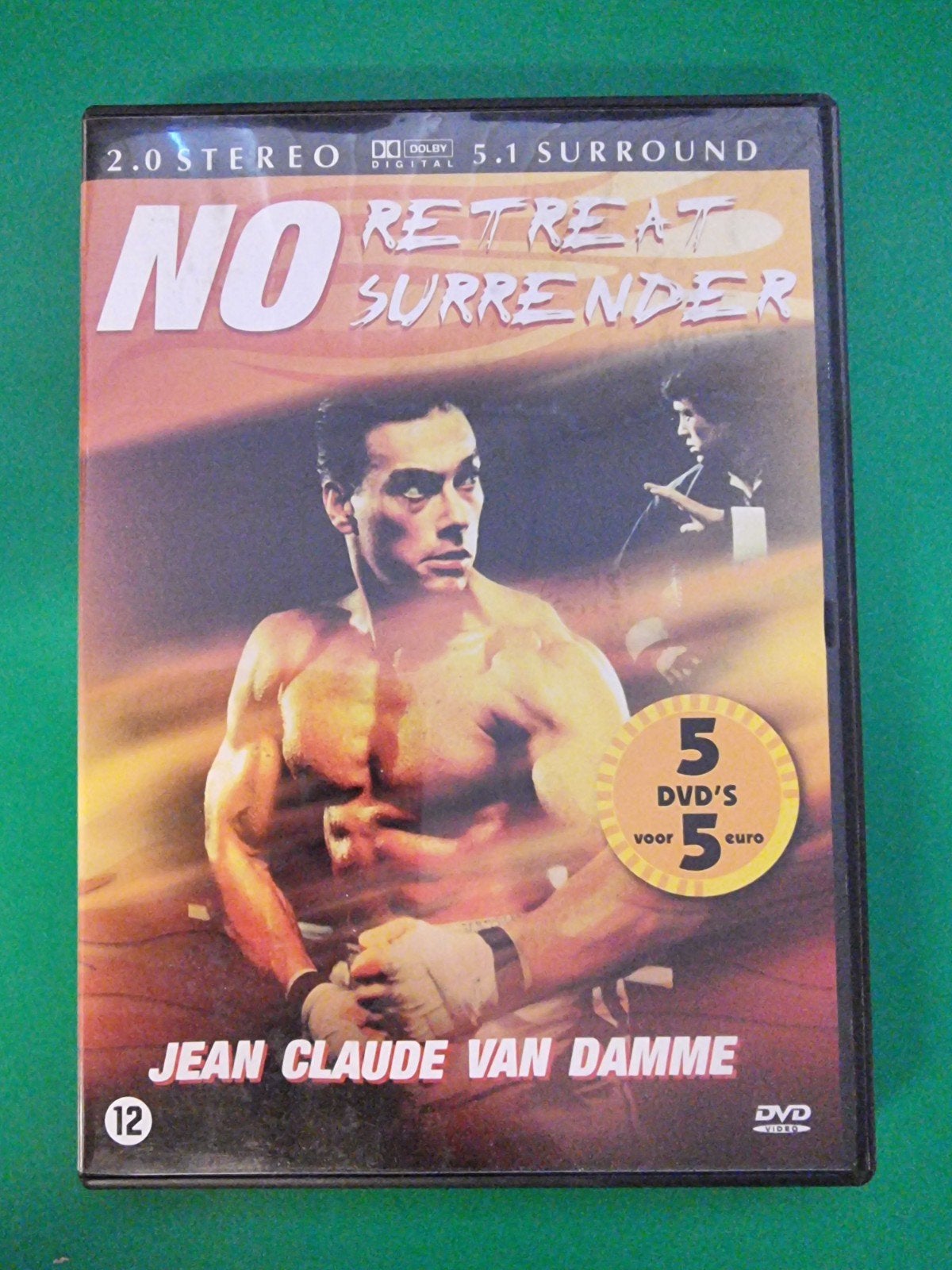 No Retreat, No Surrender - Jean Claude Van Damme DVD, Engels, Nederlands, Actie, Ophalen of Verzenden