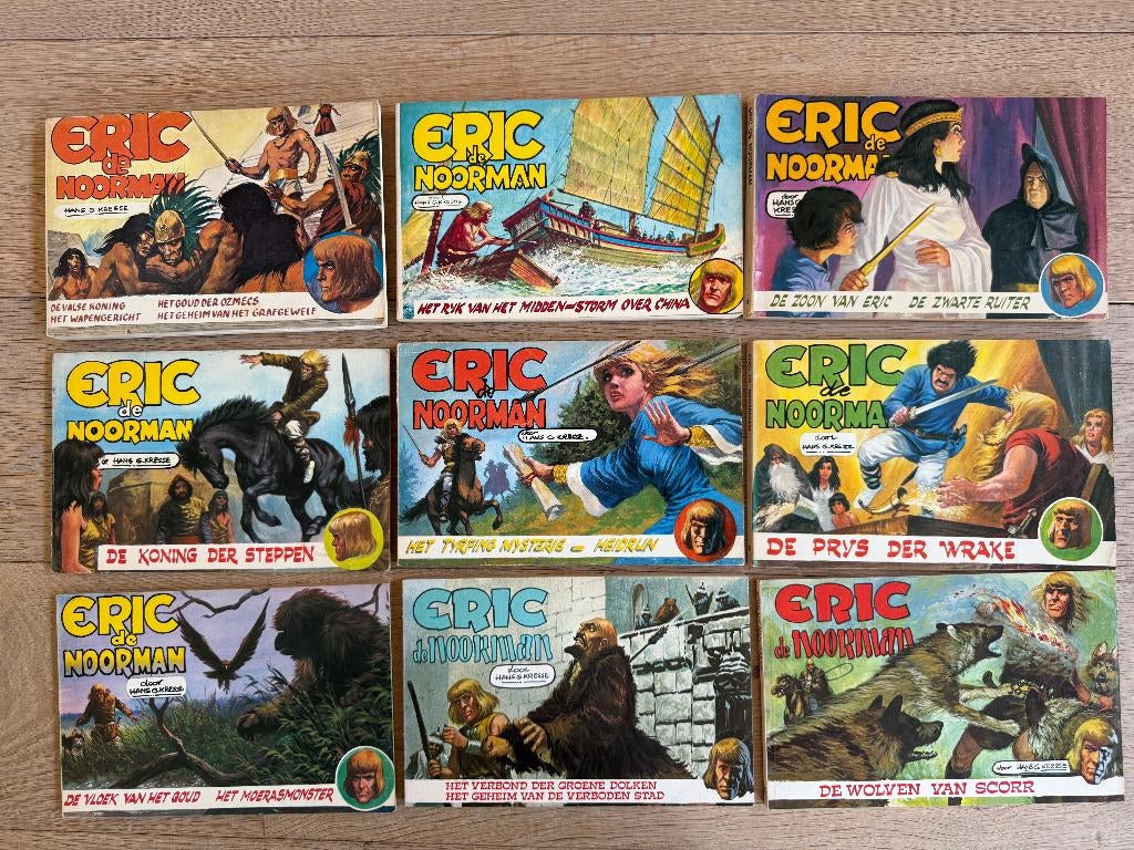 Eric de Noorman – 9x Wolters-Noordhoff uitgaven., Eén stripboek, Verzenden, Gelezen, HANS G. KRESSE