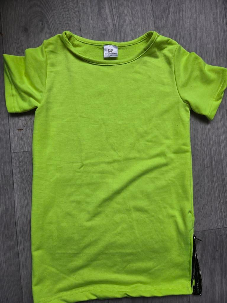 Neon gele trui Boefjes 8 jaar, Jongen of Meisje, Trui of Vest, Ophalen of Verzenden, Zo goed als nieuw