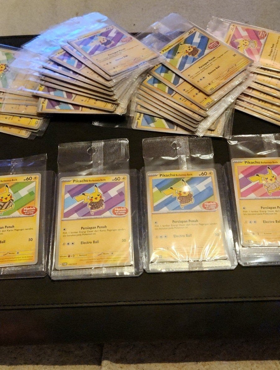 Batik Pikachu promo setjes, Ophalen, Nieuw