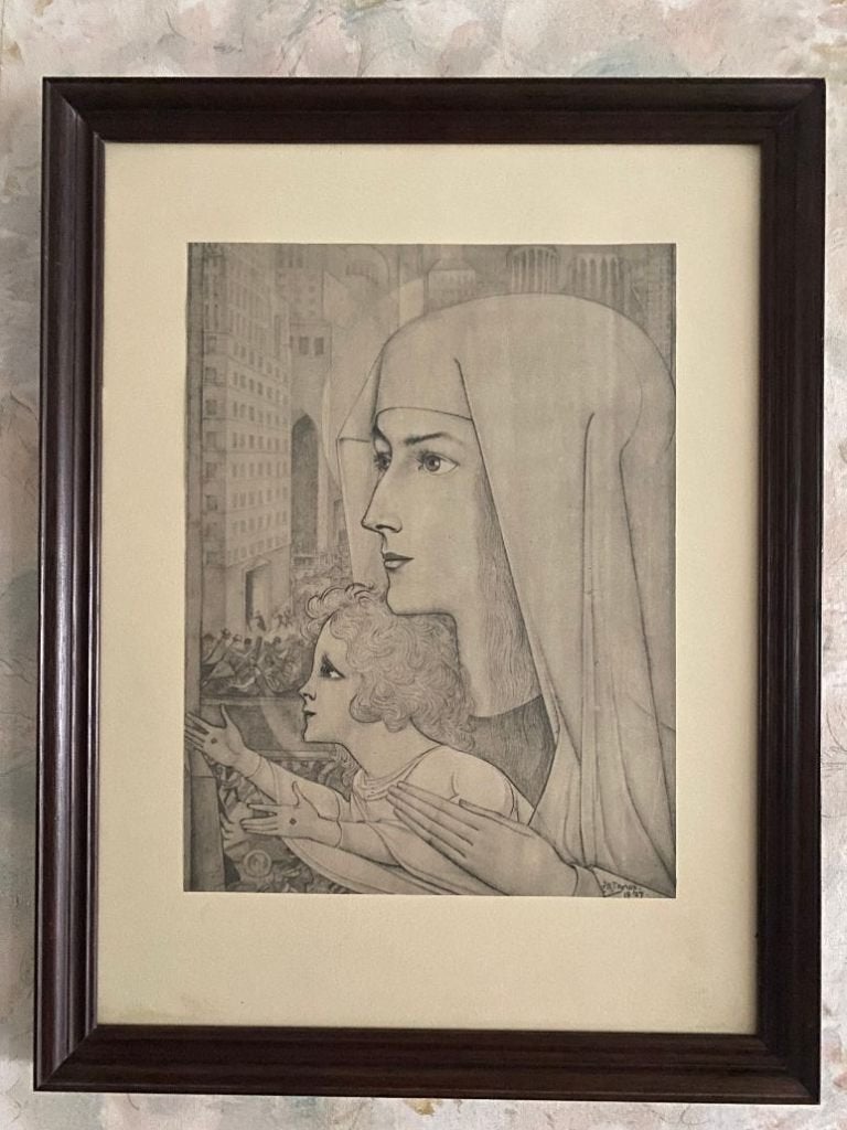 Jan   Toorop  .  1927, Antiek en Kunst, Kunst | Litho's en Zeefdrukken, Ophalen of Verzenden, Overige techniek