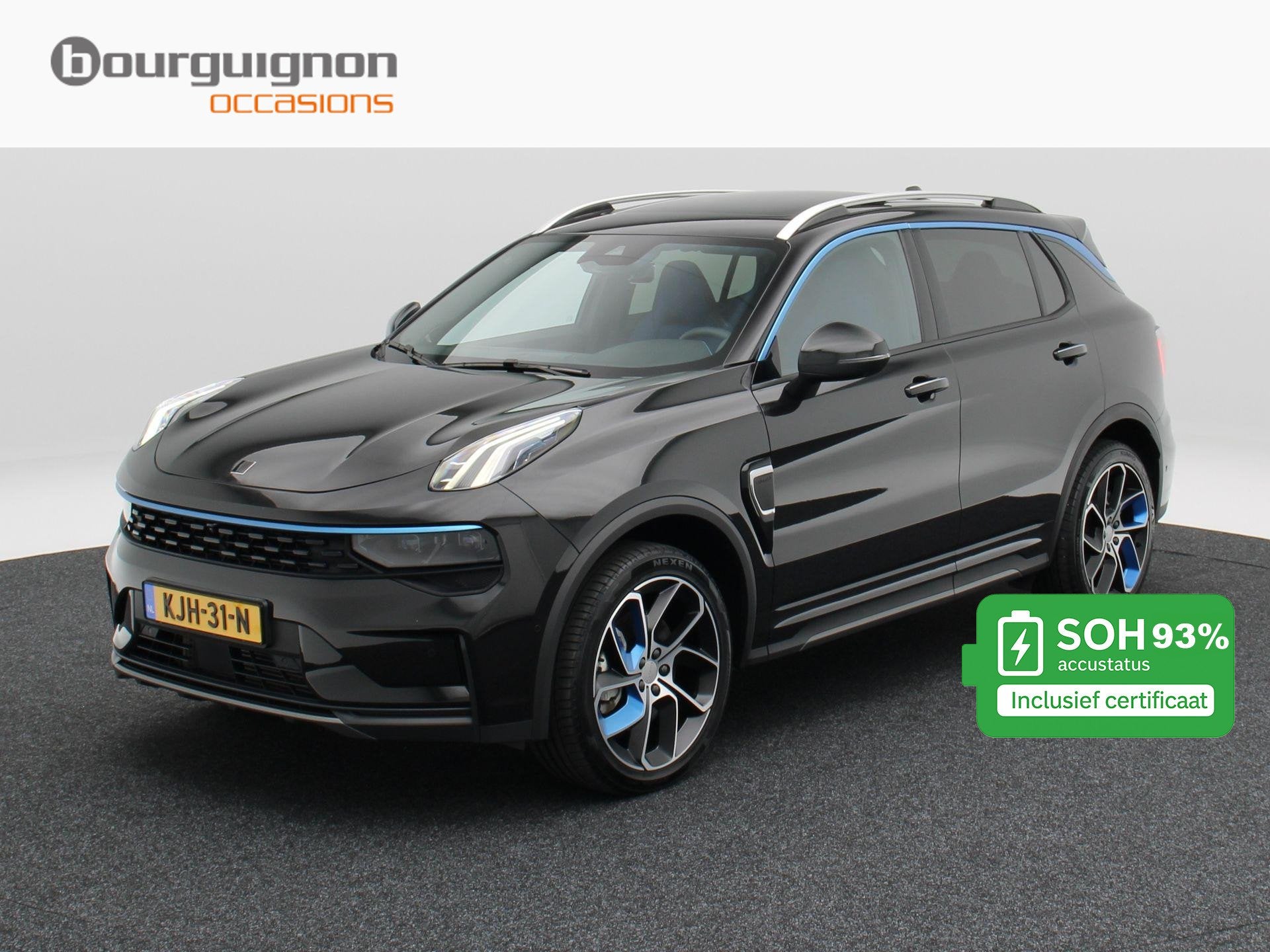 Lynk & Co 01 1.5 262 Pk Automaat | Zwarte Hemel | Stoelverwa, Auto's, Dealer onderhouden, Stof, Euro 6, Zwart
