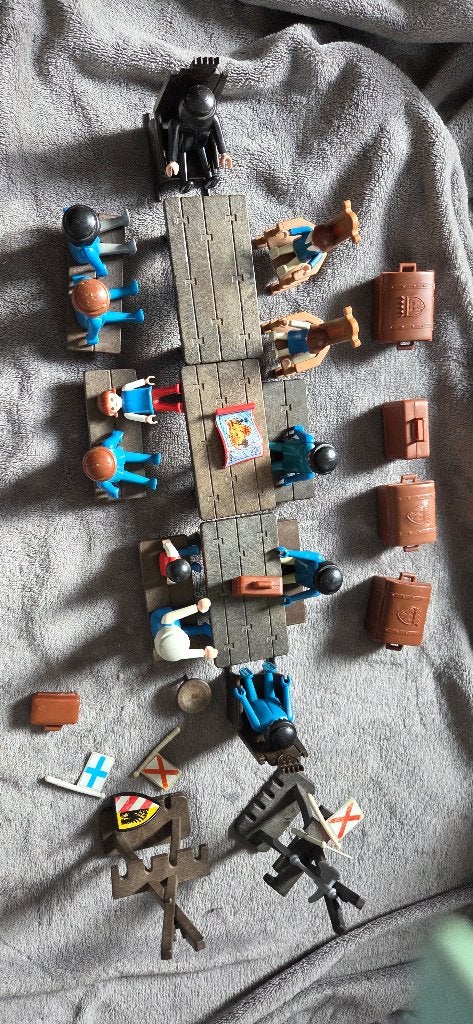 Ouderwetse playmobil 2, Ophalen