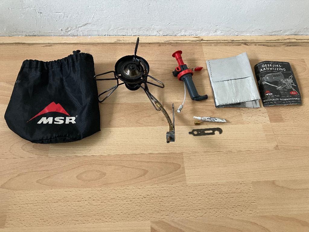 MSR Whisperlite Multifuel brander incl fles, Ophalen