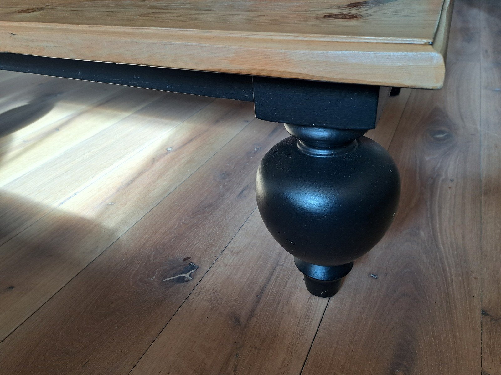 grenen salon tafel, Ophalen, Gebruikt, 100 tot 150 cm, 25 tot 50 cm