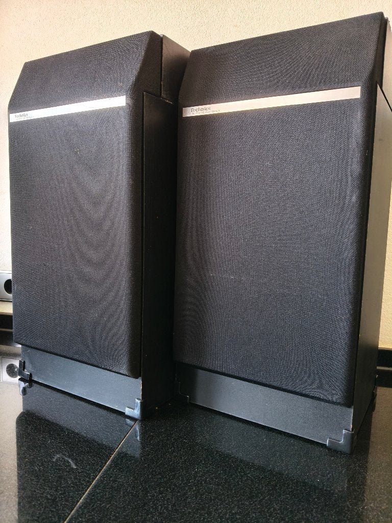 Technics SB-4000 linear phase speakers [VINTAGE!], Gebruikt, Minder dan 60 watt, Front, Rear of Stereo speakers, Ophalen