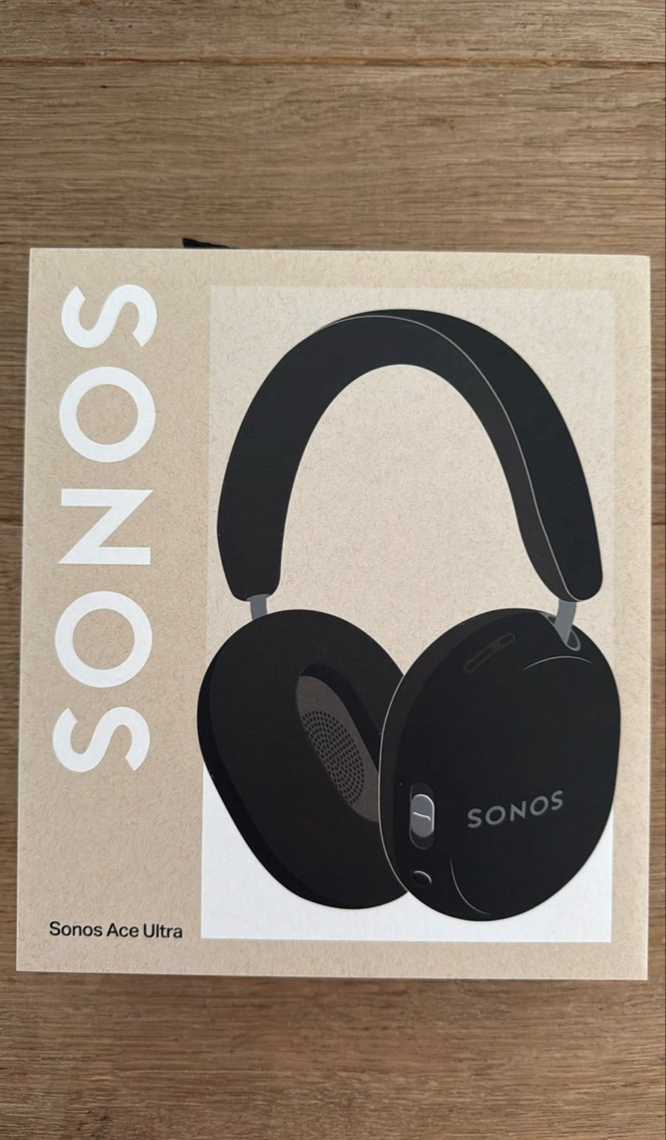 Sonos Ace Ultra Draadloze Over-ear Koptelefoon, Bluetooth, Nieuw, Over-ear, Zwart