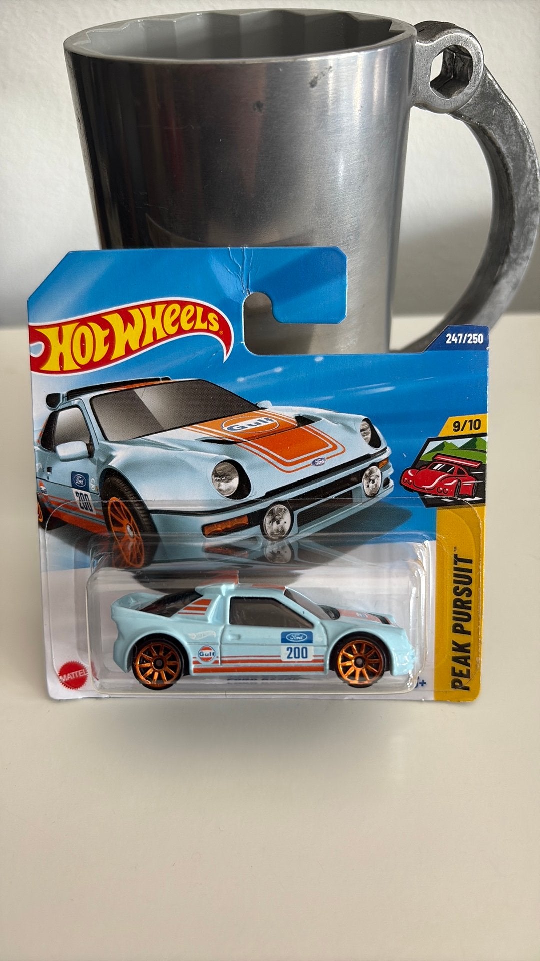 Hot Wheels Ford RS200 1/64, Ophalen of Verzenden, Nieuw, Auto