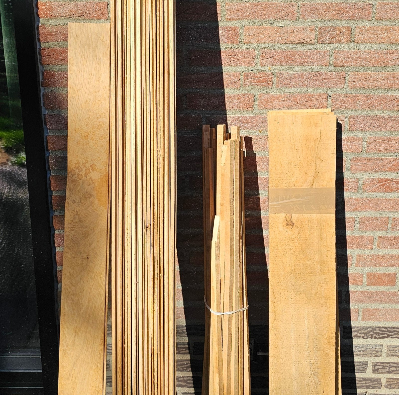 diverse eiken planken, eiken hout, Doe-het-zelf en Verbouw, Ophalen, Minder dan 25 mm, Eiken, Plank