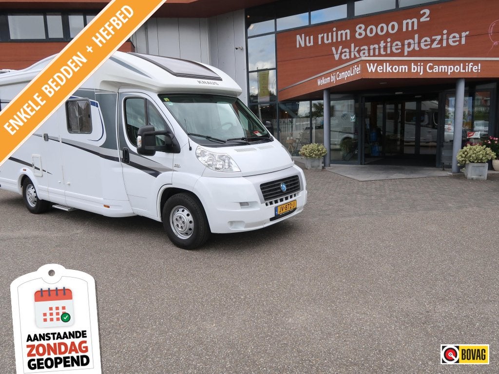 Knaus Sky Wave 700 MEG MET AUTOM. LEVELSYSTEEM, Fiat, L-zit, 7 tot 8 meter, Airbags