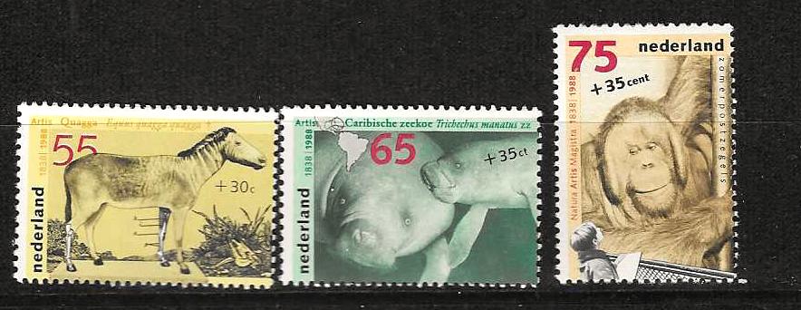 Nederland 1399-1401 postfris, Ophalen of Verzenden, Na 1940, Postfris