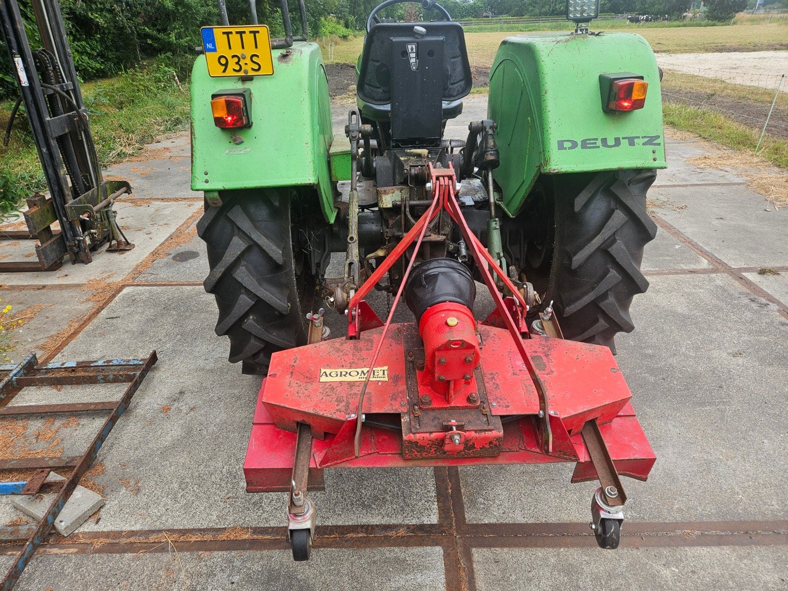 Agromet cyclo maaier / weidebloter, Ophalen, Akkerbouw, Weidebouw