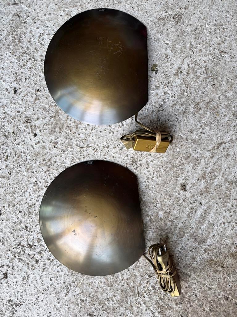 2 Vibia wandlampen messing metaal, Huis en Inrichting, Ophalen of Verzenden, Gebruikt, Metaal