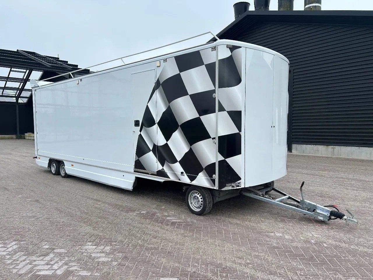 Schüler Schamel aanhangwagen 3.5 Ton met TENT (bj 2005), Gebruikt