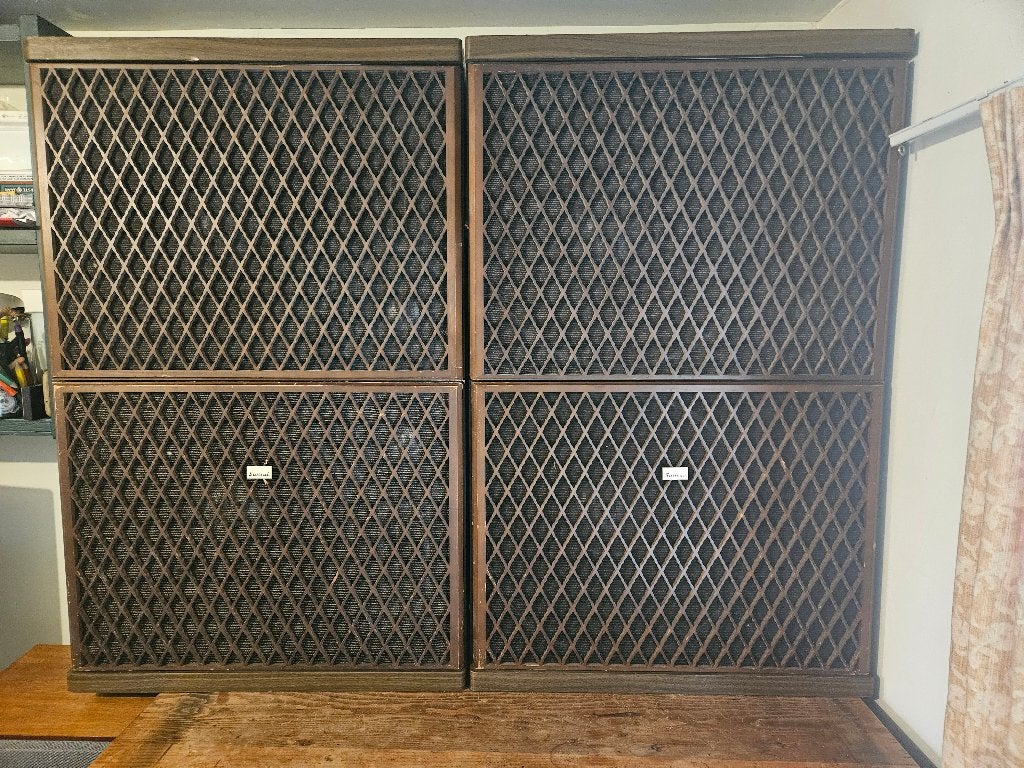 Sansui SP-X11000 - Rare Vintage 4-Way 8-Driver Speakers, Vloerstaande luidspreker, Gebruikt, Inclusief kabels, Ophalen