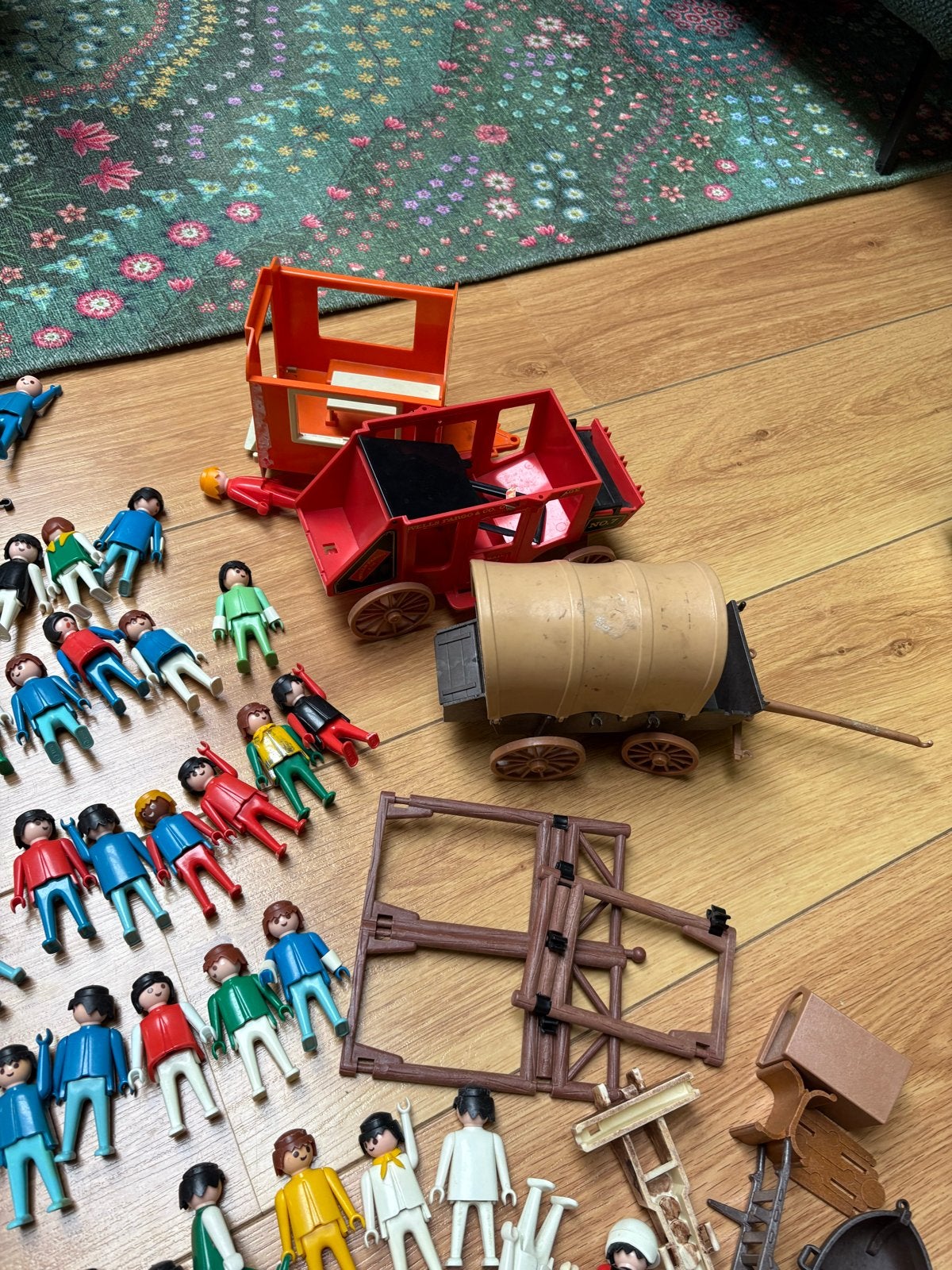Grote Playmobil collectie: poppetjes, dieren, voertuigen, Kinderen en Baby's, Speelgoed | Overig, Ophalen, Gebruikt, Jongen