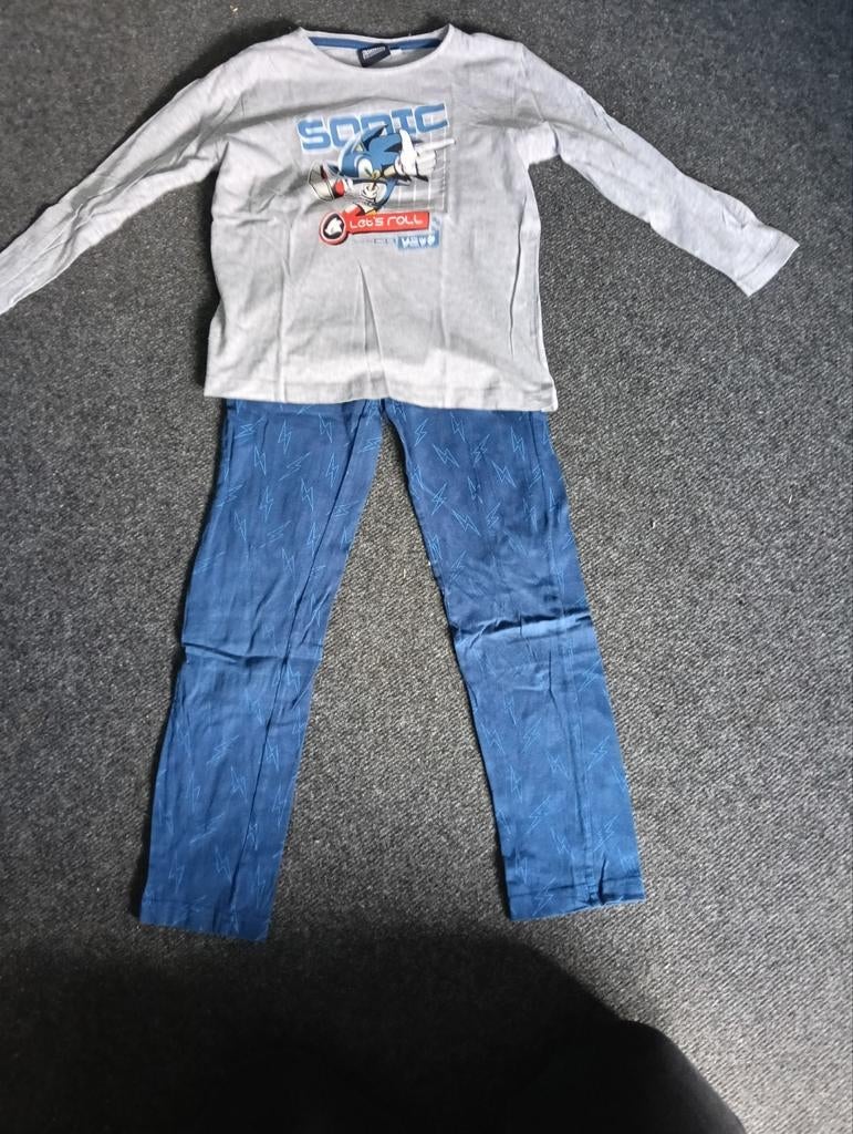 Sonic the Hedgehog Pyjama Set Jongens, Ophalen of Verzenden, Gebruikt, Sonic the Hedgehog, Jongen